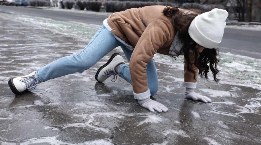 povreda pad na ulici naknada stete